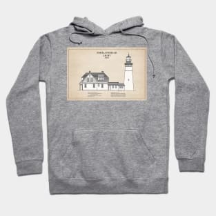 Portland Head Lighthouse - Maine - SD Hoodie